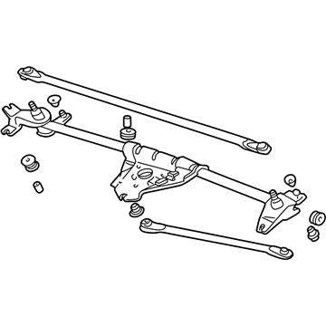 Acura MDX Wiper Pivot Assembly - 76530-S3V-A03