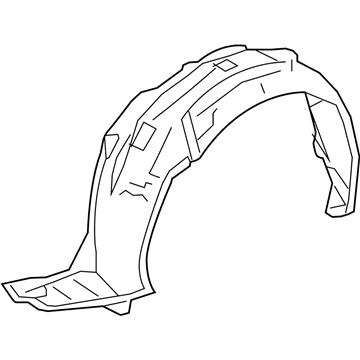 Acura 74101-TX6-A50 Front Left Inner Fender Liner