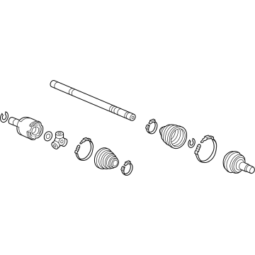 2023 Acura MDX Axle Shaft - 44305-TYB-A01
