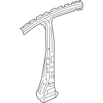 Acura 63210-TX6-305ZZ Stiffener, Passenger Side Center Pillar