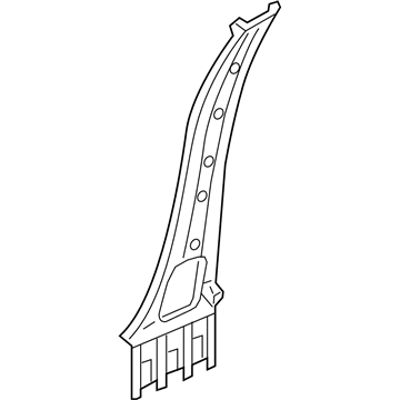 Acura 64620-TX6-A00ZZ Pillar, Driver Side Center (Inner)