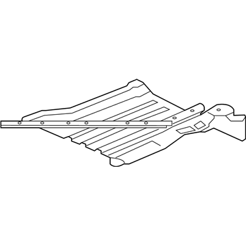 Acura 74560-TY2-A02 Lower Cover Assembly Left