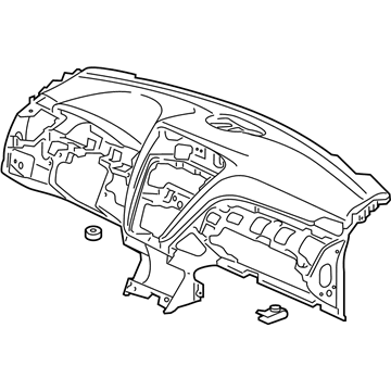 Acura 77102-SZN-A03ZA Panel (Medium Gray)