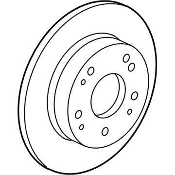 Acura 42510-TZ5-A03 Disk, Rear