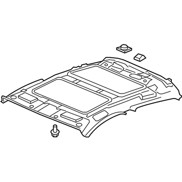 Acura 83201-SZN-A13ZA Lining, Roof (Gray)