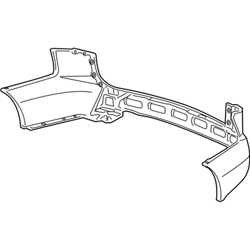 2008 Acura MDX Bumper - 04715-STX-A91ZZ