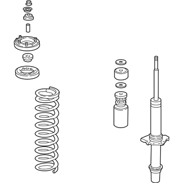 Acura 51602-S3M-A22 Left Front Shock Absorber Assembly