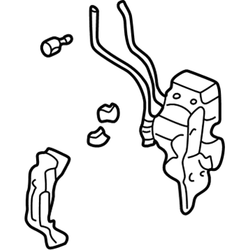 Acura 72110-ST7-A02 Right Front Door Lock Assembly