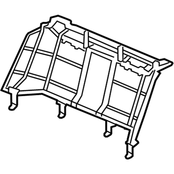 Acura 82126-TK4-A11 Frame, Rear Seat-Back