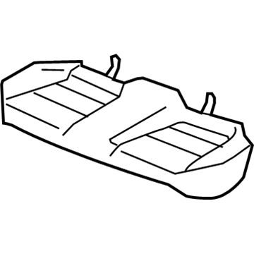 Acura 82137-TK5-A52 Pad & Frame, Rear Seat Cushion