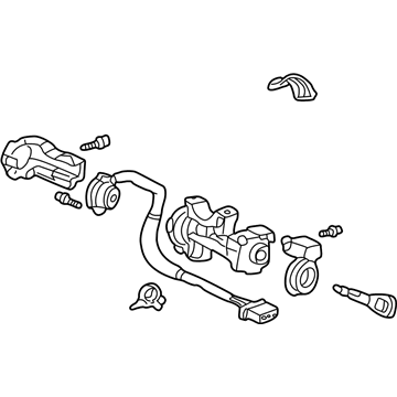 Acura 06350-S0K-A03NI Cylinder Set, Key