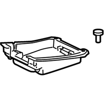 Acura 83408-SEP-A02ZA Armrest Tray (Graphite Black)