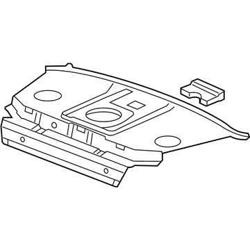 Acura 66500-TL2-A43ZZ Shelf, Rear Parcel