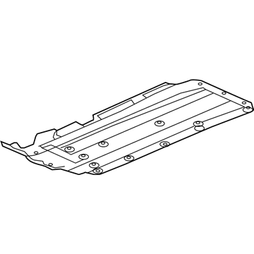 Acura 74657-TY3-A01 Cover Assembly, Left Front Floor (Lower)