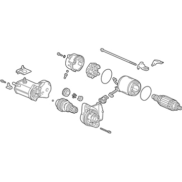 Acura 06312-P73-A01RM Reman Starter Motor