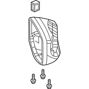 Acura 76255-TX6-A02 Set Driver Side, Housing