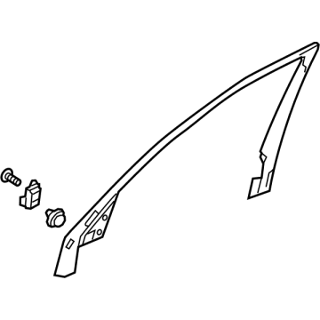 Acura 72482-TYA-A01 Garnish Assembly , Left Front