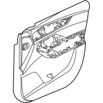 Acura 83551-TYA-A31ZJ Lining, Left Front (Light Jewel Gray)