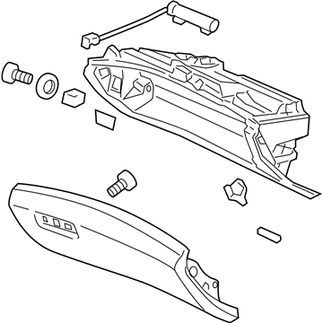 2007 Acura RL Glove Box - 77501-SJA-A04ZB