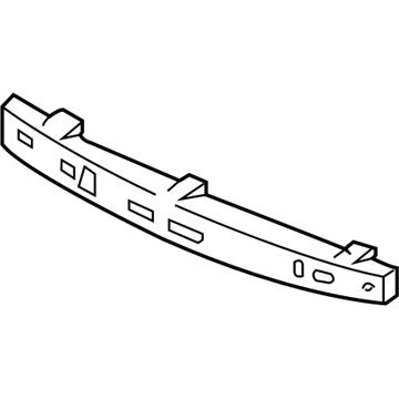 Acura 71170-S3V-A10 Front Bumper Absorber