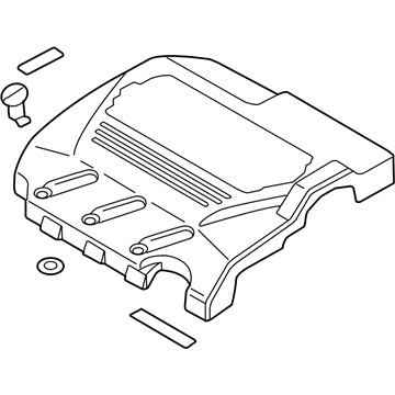 Acura 17121-RDA-A00 Engine Top Intake Manifold Cover Trim