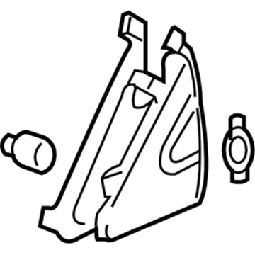 Acura 75490-S3V-A00 Garnish Assembly, Right Front Pillar Corner