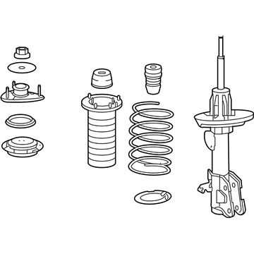 Acura 51601-SZN-A02 Right Front Shock Absorber Assembly