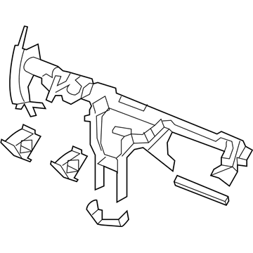 Acura 61300-SJA-A02ZZ Beam, Steering Hanger