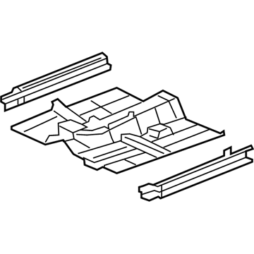 Acura RL Floor Pan - 65100-SJA-A02ZZ