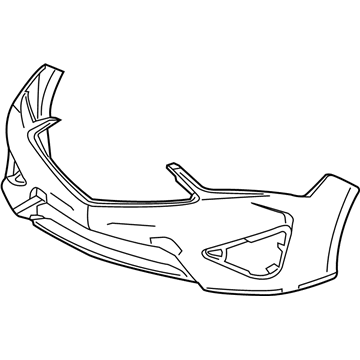 Acura 04711-T3R-A90ZZ Front Bumper Face (Dot)