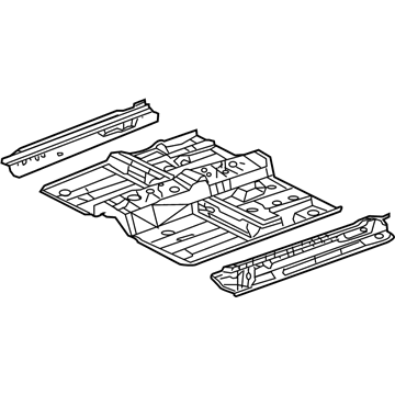 Acura 65100-SEP-A01ZZ Floor, Front