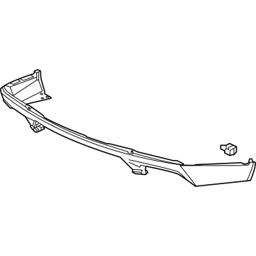 Acura 71510-TYA-A00 Skid Garnish, Rear Bumper