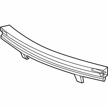 Acura 71530-TYA-A00 Beam Component, Rear Bumper