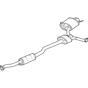 2015 Acura RLX Muffler - 18307-TY2-A01