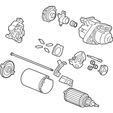 Acura 31200-RWC-A02 Starter Motor Assembly (Sm-73003) (Mitsuba)