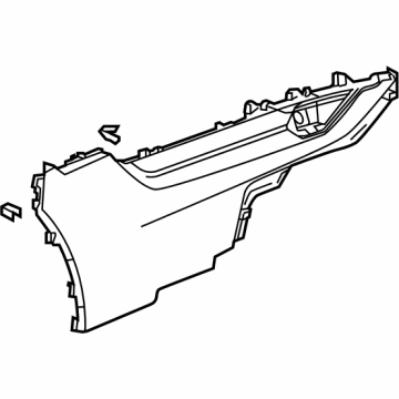 Acura 83402-TYA-A01ZA Panel, Assembly (Deep Black)