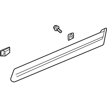 Acura 75313-TYA-A01 Garnish Assembly Right, Rear Door