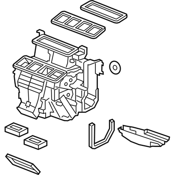 Acura 79106-TK4-A42 Heater Unit Sub Assembly