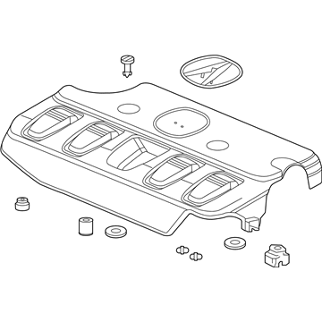 Acura 32120-R9A-A00 Engine Wire Harness Cover Assembly