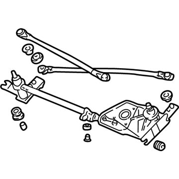 Acura 76530-S0K-A01 Front Wiper Link (Lh)