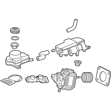 2014 Acura ILX Hybrid Brake Master Cylinder - 01469-TX8-A01