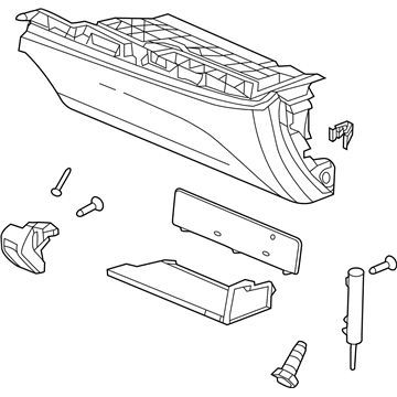 Acura RDX Glove Box - 77510-TX4-A02ZA