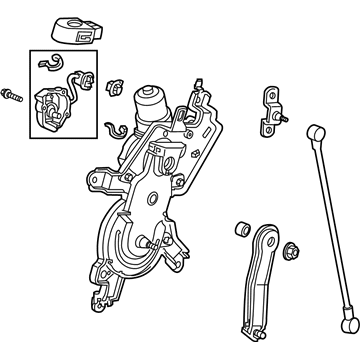 Acura 74961-STX-315 Motor Assembly, Ptg