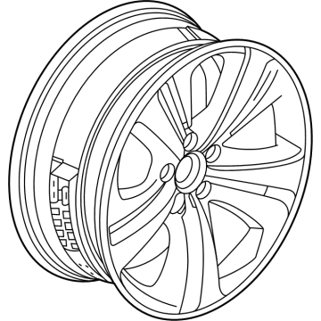 2021 Acura TLX Rims - 42800-TGV-A20