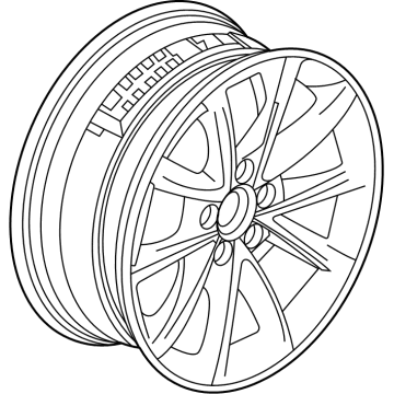 2021 Acura TLX Rims - 42800-TGV-A30