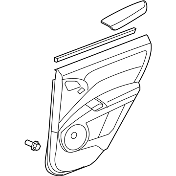 2010 Acura RDX Door Trim Panel - 83770-STK-A03ZB