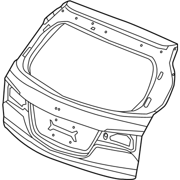 Acura 68100-TZ5-A91ZZ Liftgate Tailgate Hatch Panel