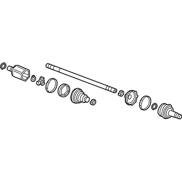 2022 Acura TLX Axle Shaft - 42311-TJB-A02