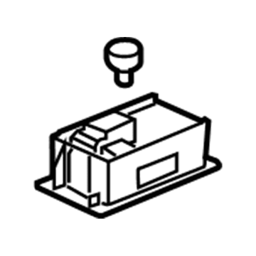 Acura 35830-SEP-A01ZA Sunroof Switch Assembly (Gun Metallic)