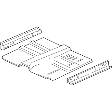 Acura 65100-ST7-A10ZZ Floor, Front